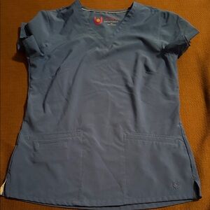 Urbane Women's Royal Blue V-Neck Scrub Top